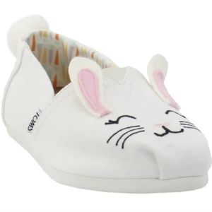 TOMS Womens Size 8 Bunny Rabbit Shoes